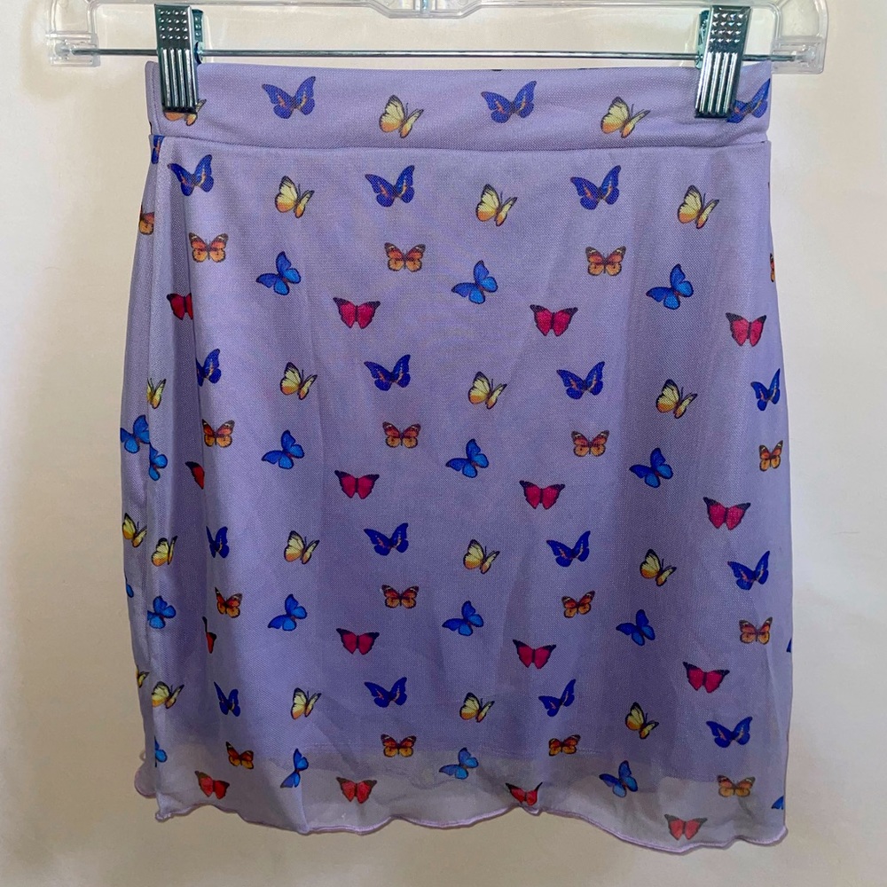 Butterfly Mini Skirt